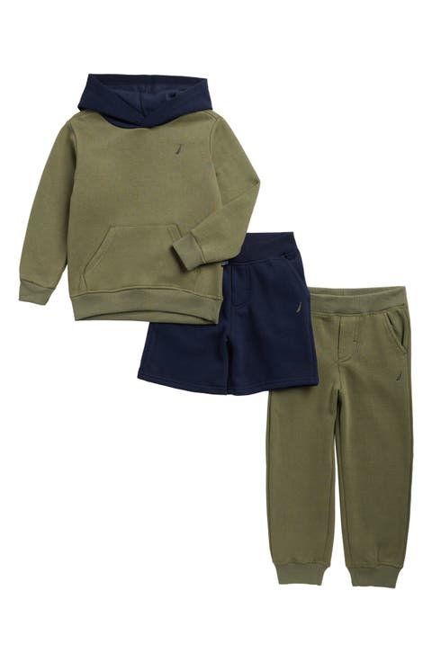 Kids' Hoodie, Shorts & Joggers Set (Toddler)