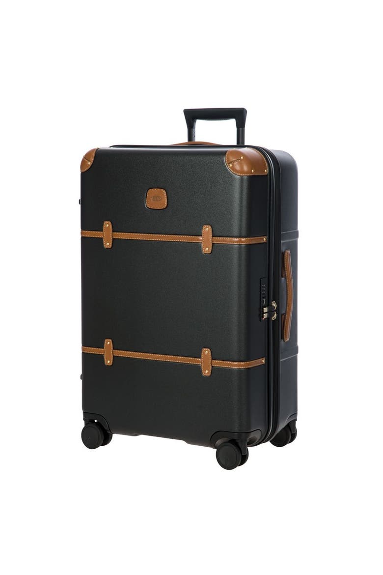 Bellagio 3.0 Hardside Expandable 27" Medium Checked Spinner Luggage, Alternate, color, Black