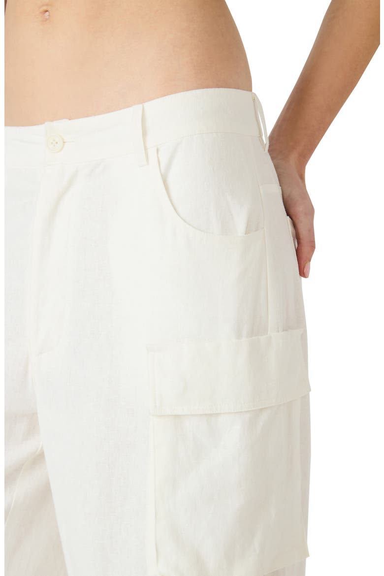 Duo Linen Blend Cargo Pants, Alternate, color, ANTIQUE