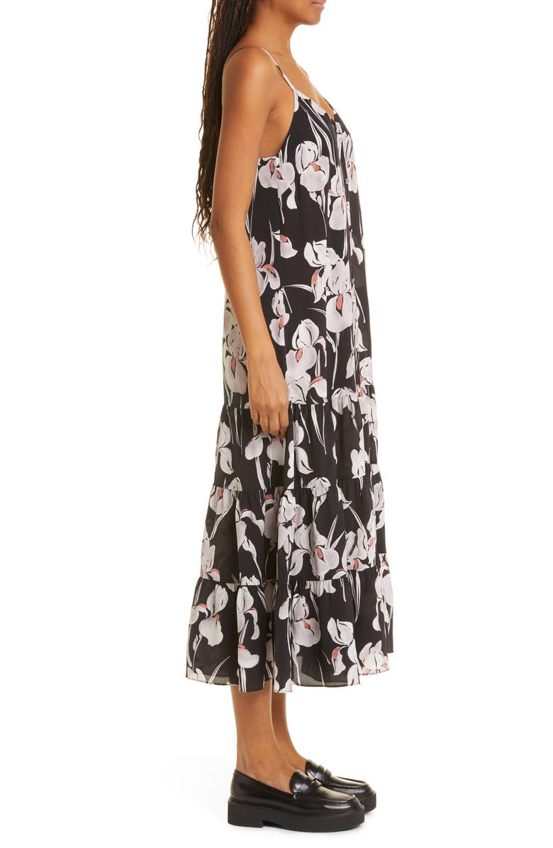 JASON WU Iris Print Silk Dress, Alternate, color,