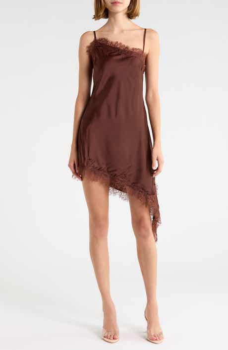 Malakhai Lace Asymmetric Minidress