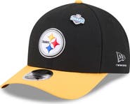 New Era Men's New Era Black/Gold Pittsburgh Steelers 2026 NFL Draft 9FORTY M-Crown Adjustable Hat