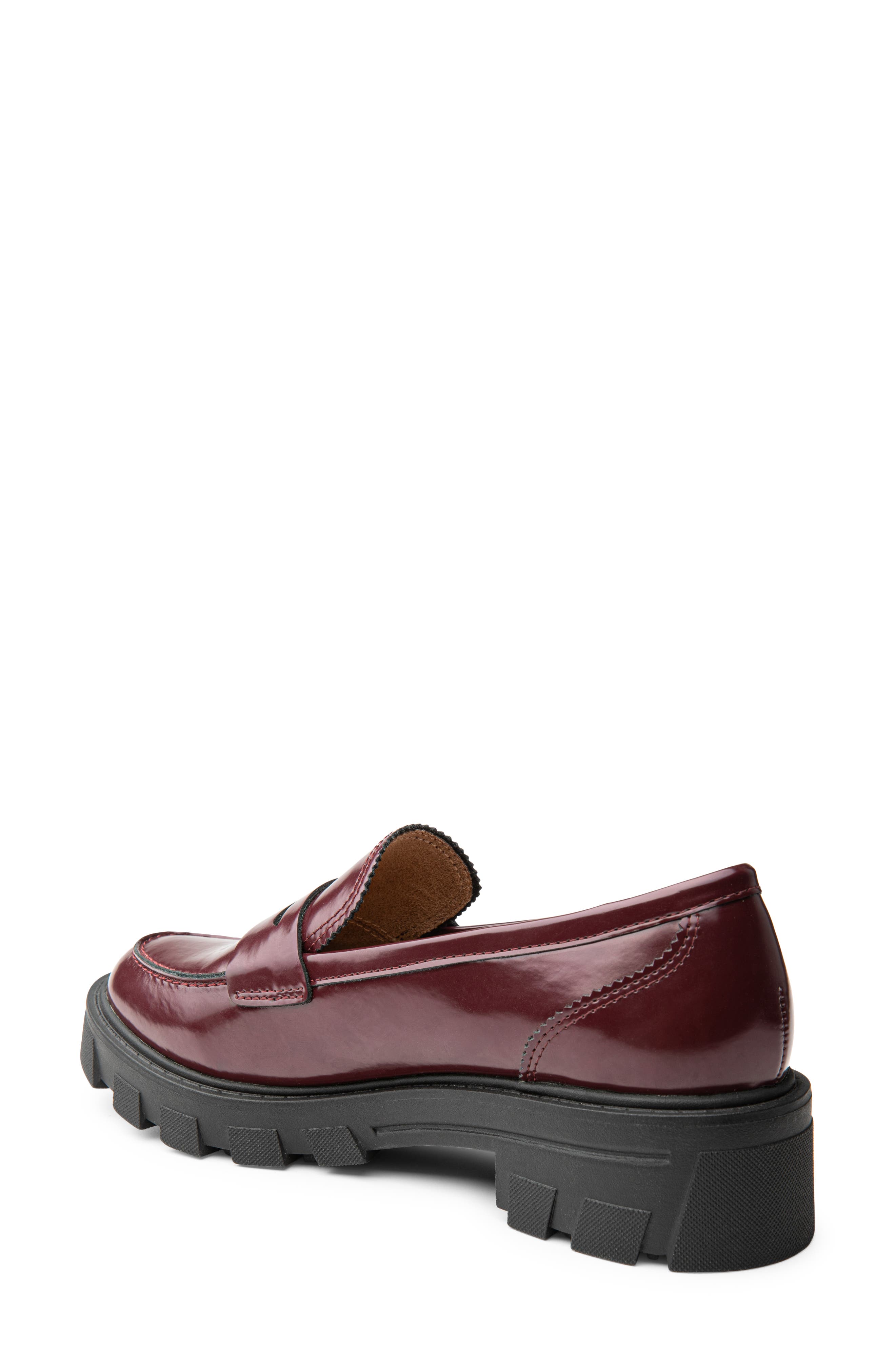 Me Too Laine Penny Loafer, Alternate, color, Burgundy