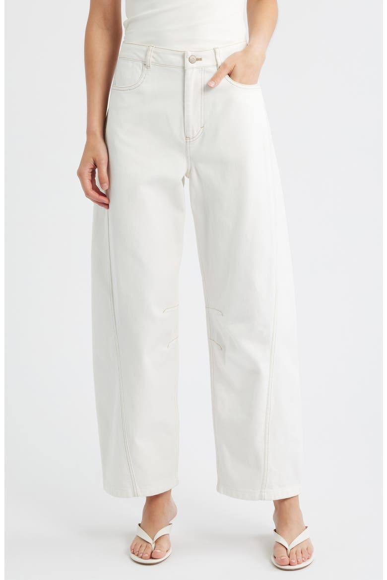 Wide Leg Pants, Main, color, OPEN WHT
