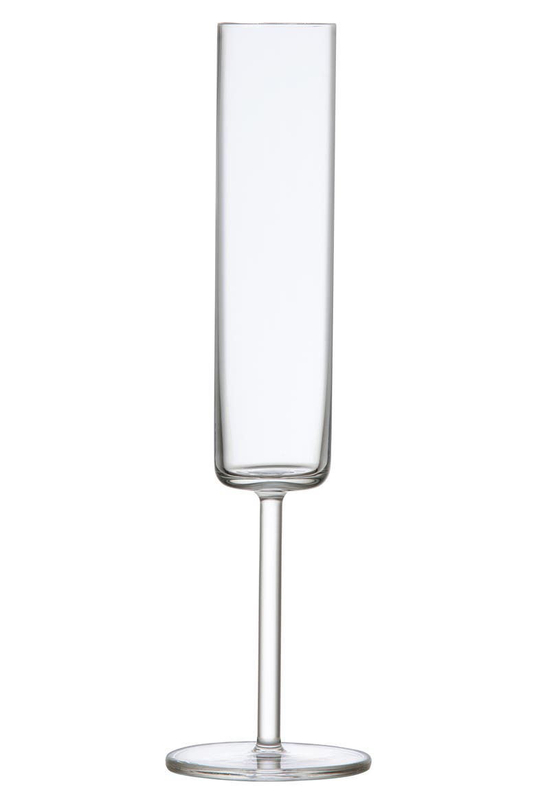 Schott Zwiesel Tritan Modo Set of 4 Champagne Flutes, Main, color, CLEAR