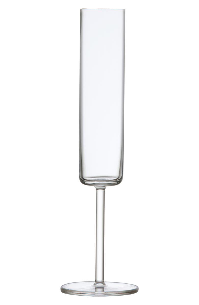 Zwiesel Glass Schott Zwiesel Tritan Modo Set of 4 Champagne Flutes, Main, color, Clear