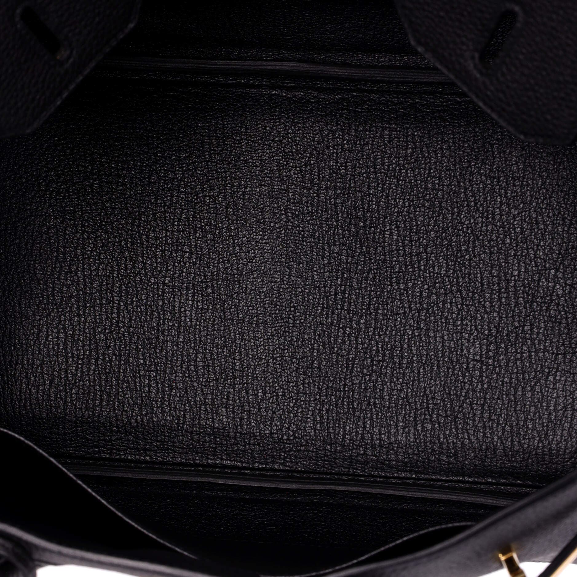 Pre-Owned Hermes Birkin Handbag Black Togo with Gold Hardware 30, Alternate, color, Noir