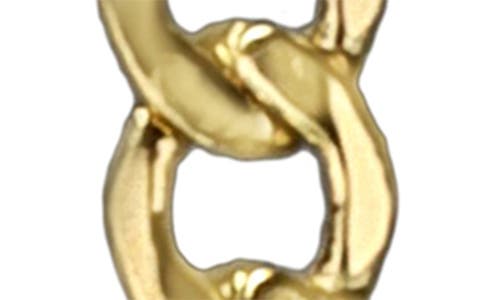 Bony Levy 14k Gold Curb Chain Linear Earrings In Gold