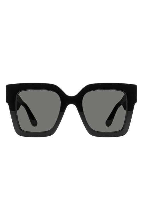 Stuart Weitzman 51mm Polarized Square Sunglasses