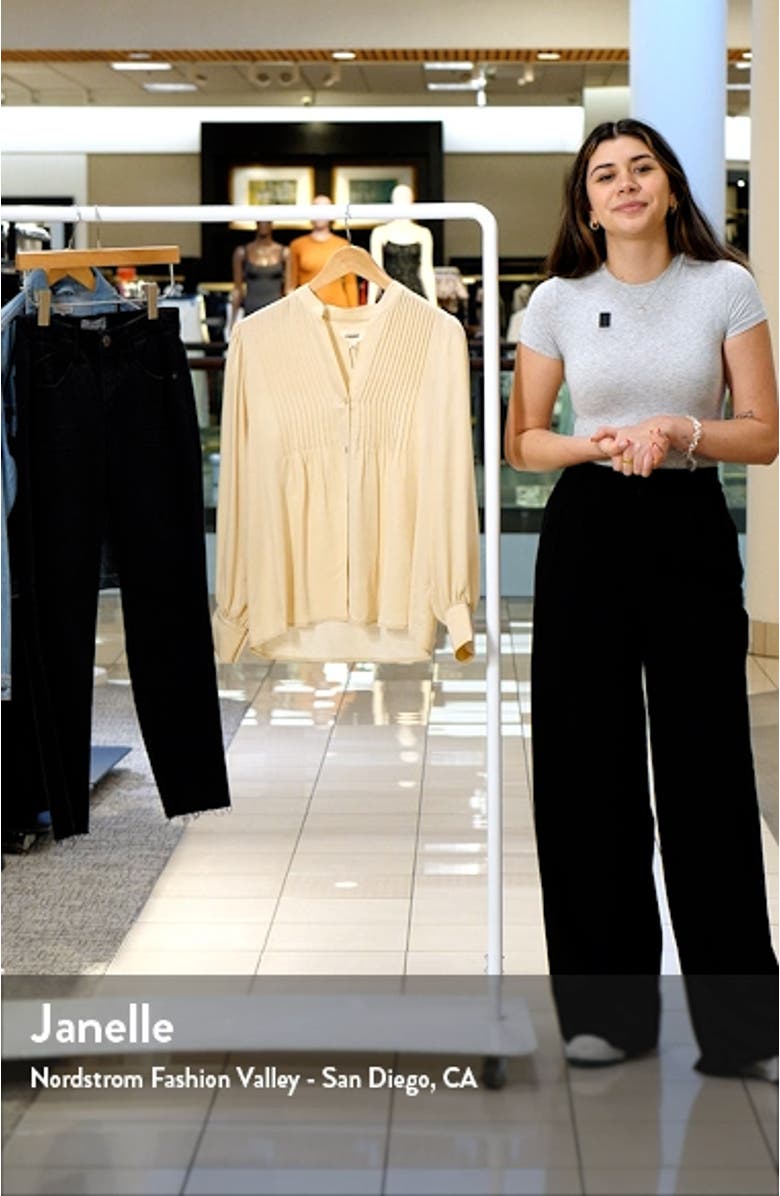 Mirage Pintuck Silk Shirt, sales video thumbnail