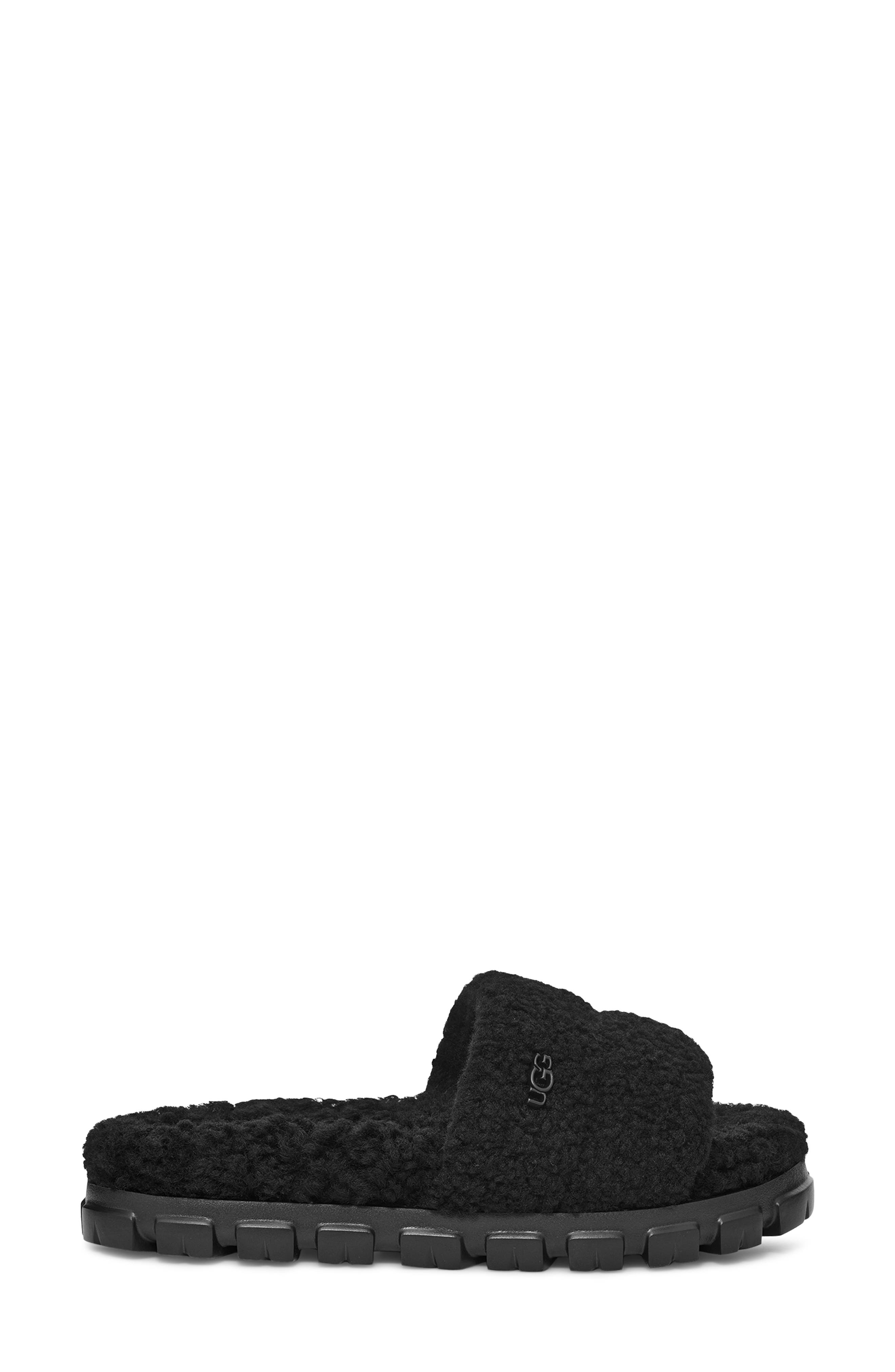UGG<sup>®</sup> Cozetta Curly Genuine Shearling Slide Slipper, Alternate, color, 