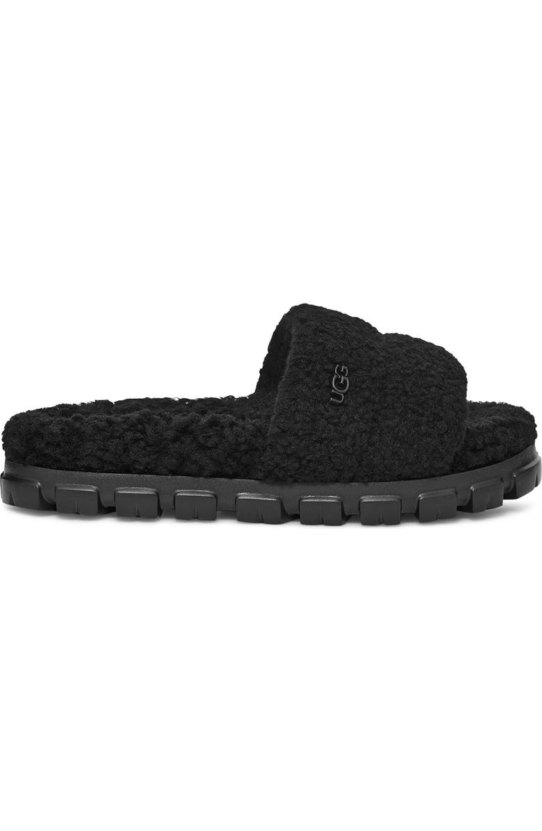 UGG<sup>®</sup> Cozetta Curly Genuine Shearling Slide Slipper, Alternate, color,