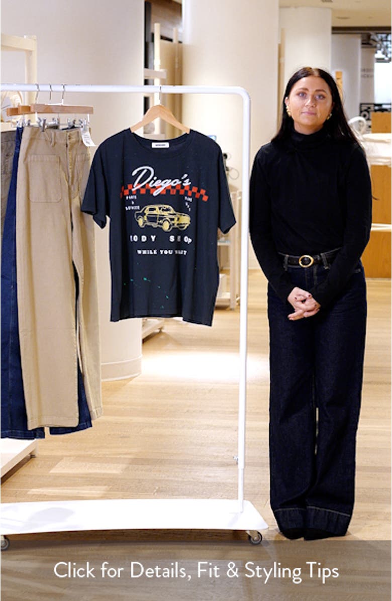 Diego's Body Shop Cotton Graphic T-Shirt, sales video thumbnail