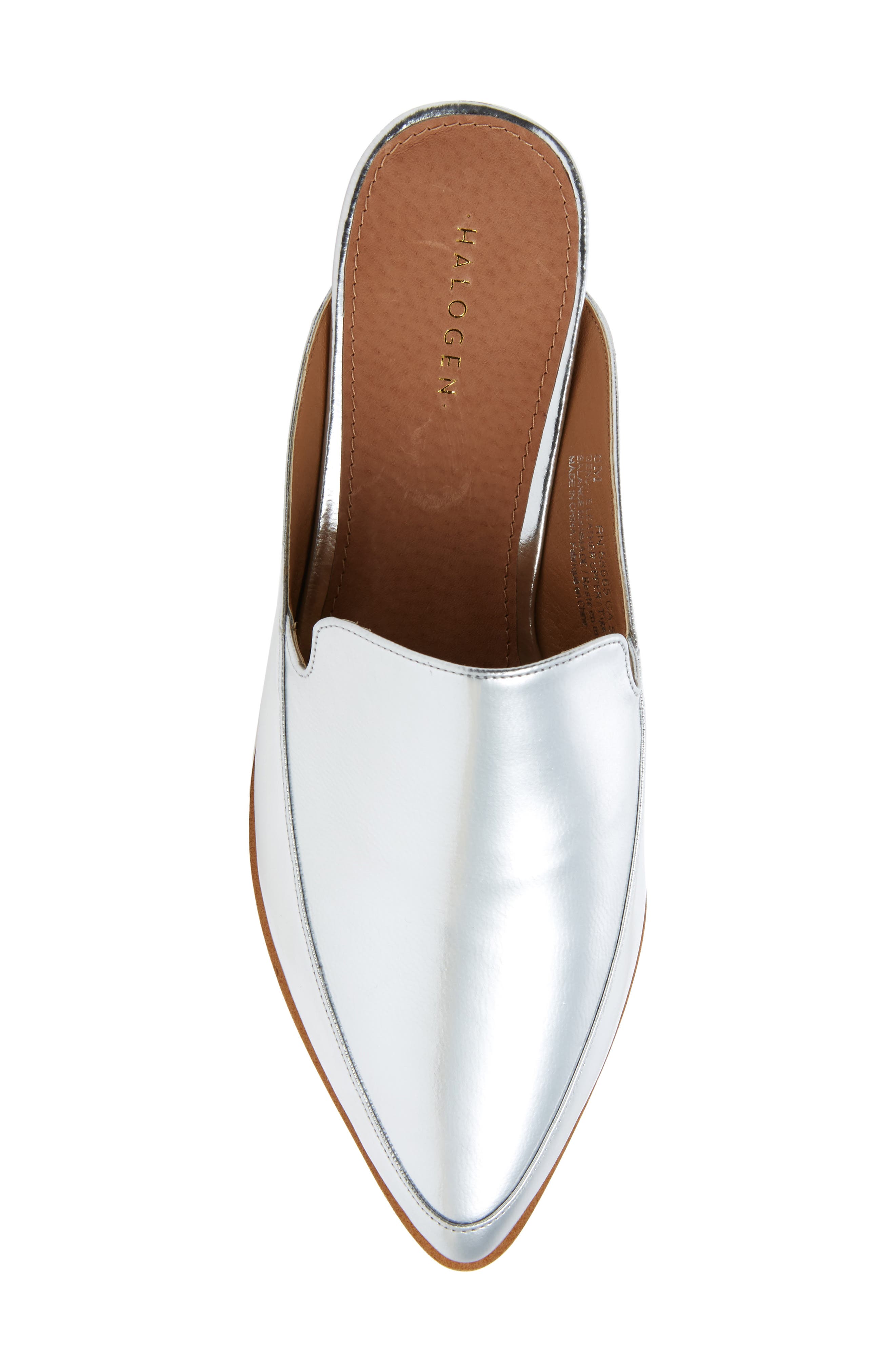 Corbin Mule, Alternate, color, SILVER SPECCIO LEATHER