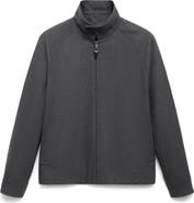 MANGO Wool Blend Melton Jacket