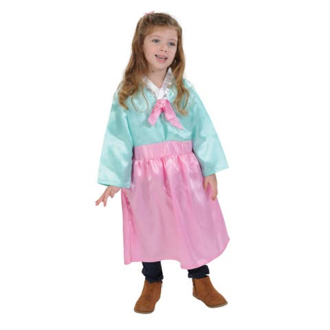 Festive Korean Hanbok Girl Garment
