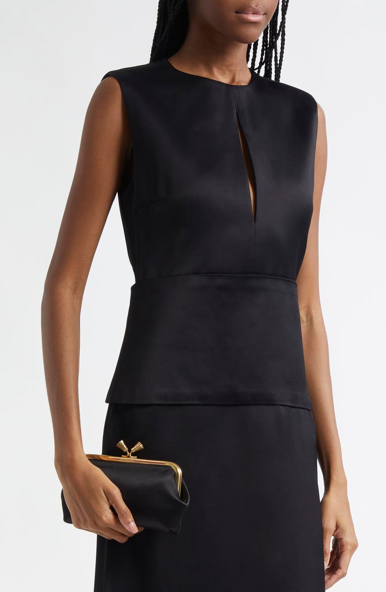 Anya Hindmarch Maud Satin Clutch, Alternate, color,