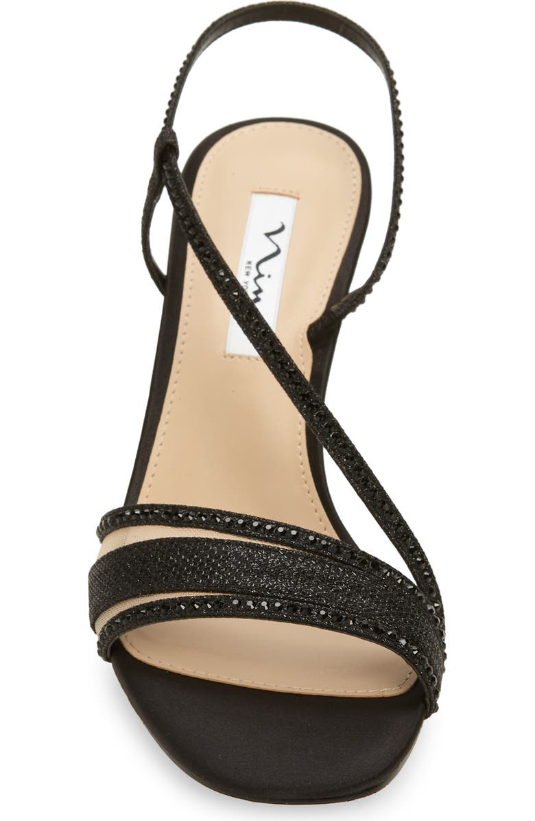 Nina Abbi Slingback Sandal, Alternate, color, Black