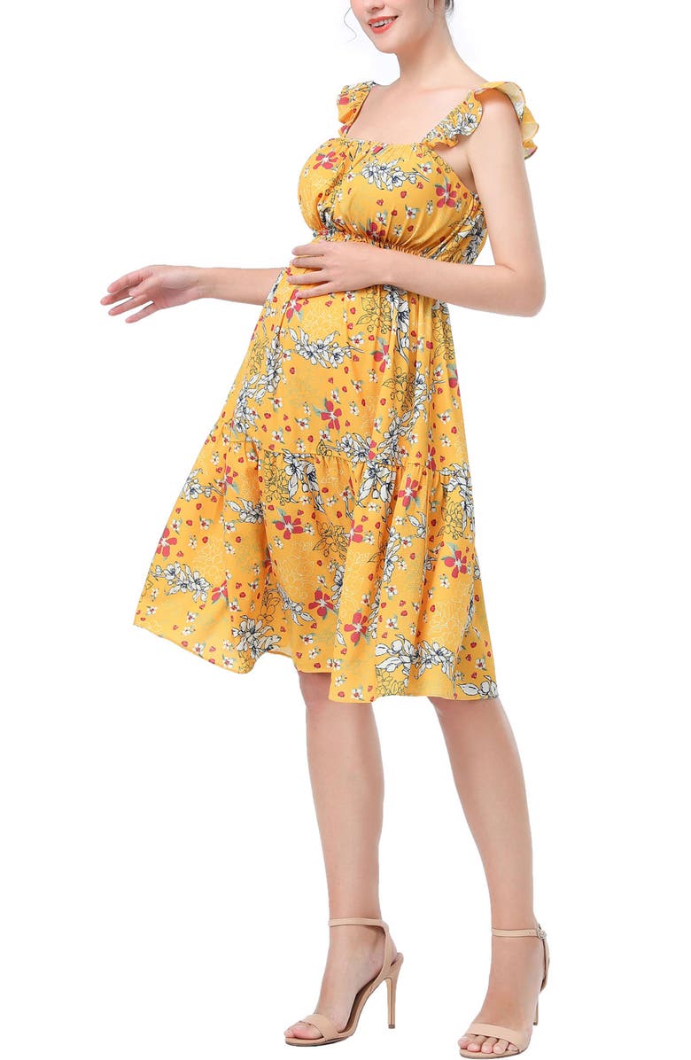 Kimi & Kai Jamie Maternity A-Line Dress, Alternate, color, Multicolored