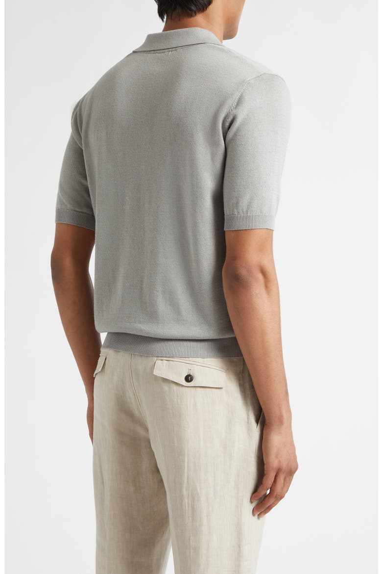 Cotton & Cashmere Polo, Alternate, color, 80 CLAY
