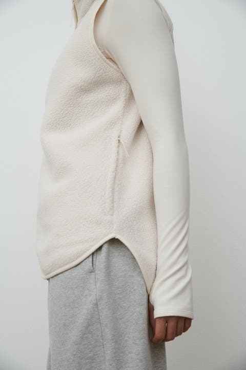 Regular Fit Teddy Sports Gilet