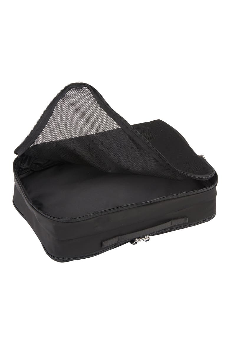 Large Double Side Packing Cube, Alternate, color, BLACK