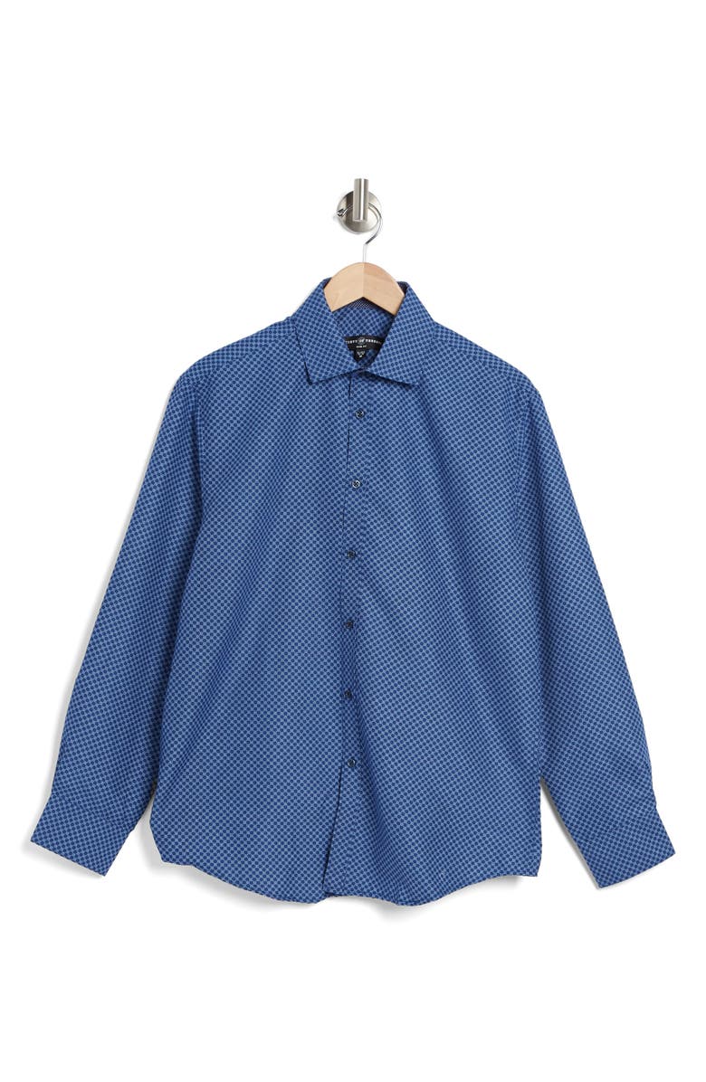 SOCIETY OF THREADS Geometric Slim Fit Performance Dress Shirt, Alternate, color, 