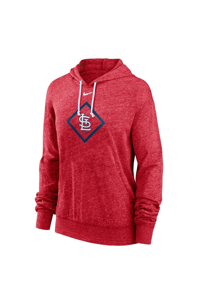 Nike Women's Nike Red St. Louis Cardinals Diamond Icon Gym Vintage Lightweight Hooded Top, Alternate, color, Red