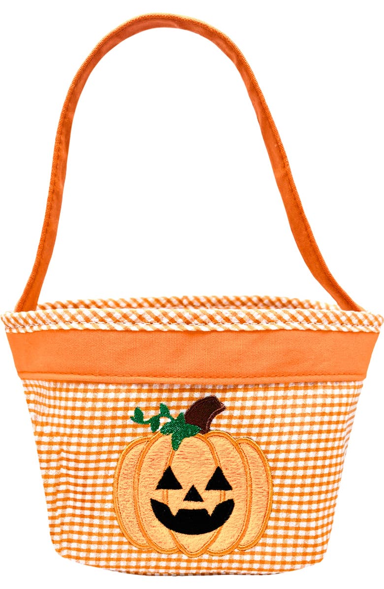 Bits & Bows Petite Jack-o-Lantern Halloween Pumpkin Tote, Main, color,