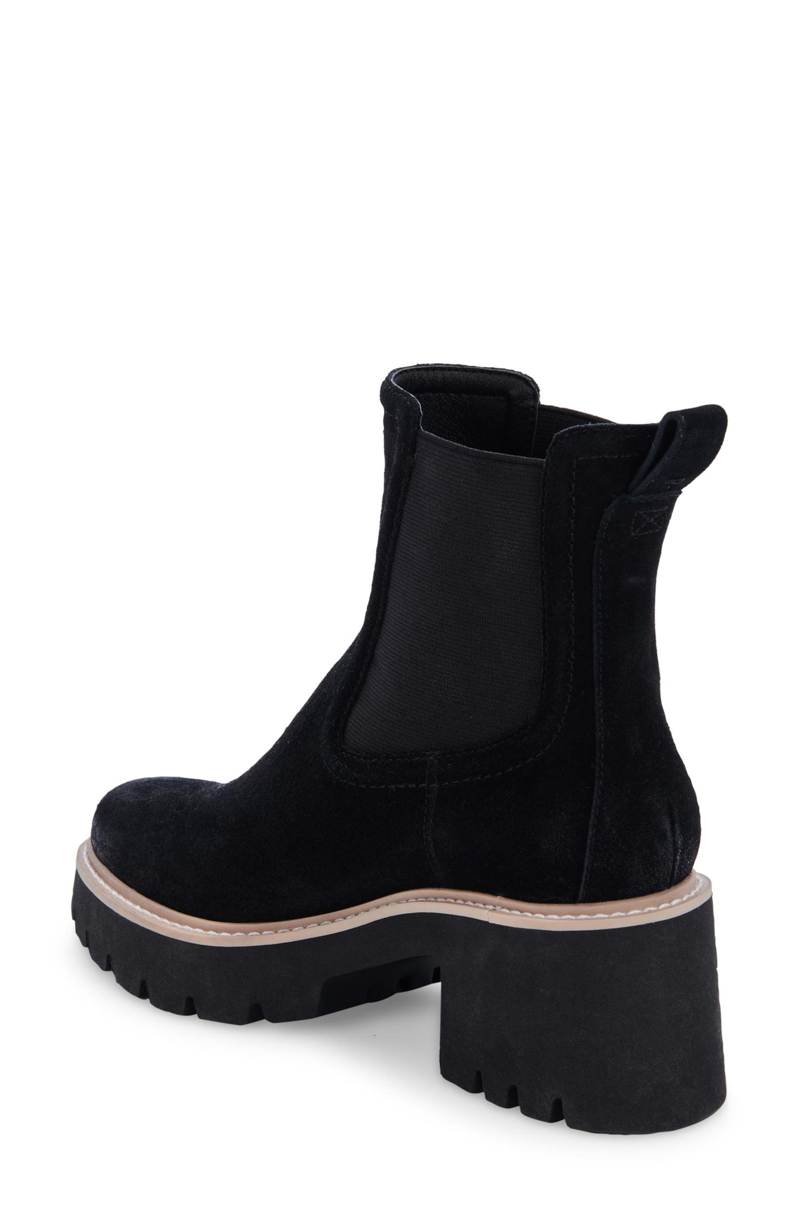 Hawk H2O Waterproof Chelsea Boot, Alternate, color, ONYX SUEDE H2O
