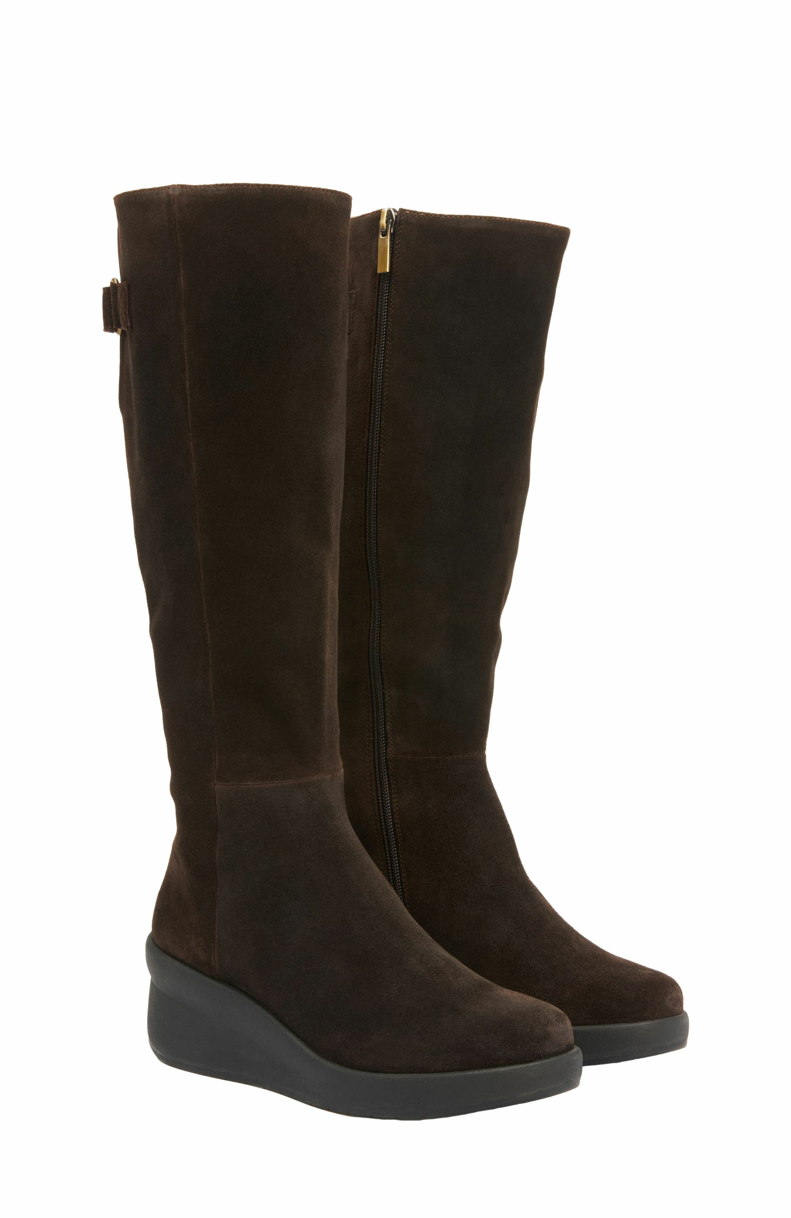 ABEO Passage Tall Boot, Alternate, color, Dark Brown - Regular