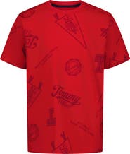 Tommy Hilfiger Kids' Tonal Collegiate Cotton Graphic T-Shirt