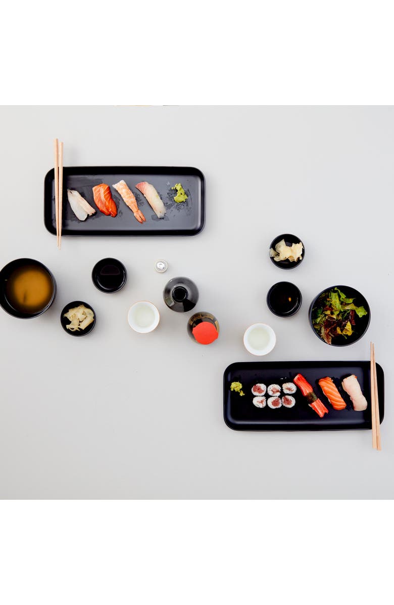 EKOBO Sushi Set for 2, Alternate, color, Black