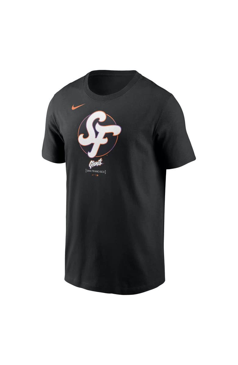 Nike Men's Nike Black San Francisco Giants 2025 City Connect Large Logo T-Shirt, Alternate, color, Black