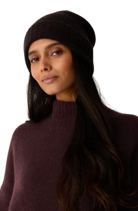Cashmere & Silk Boucl Beanie