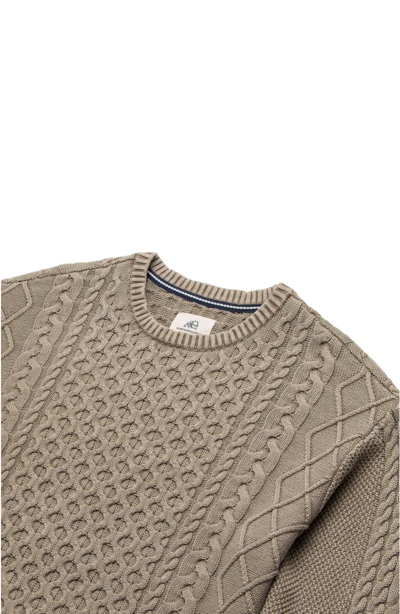 Surfside Supply Co. Eddie Knit Sweater, Alternate, color, Chinchilla