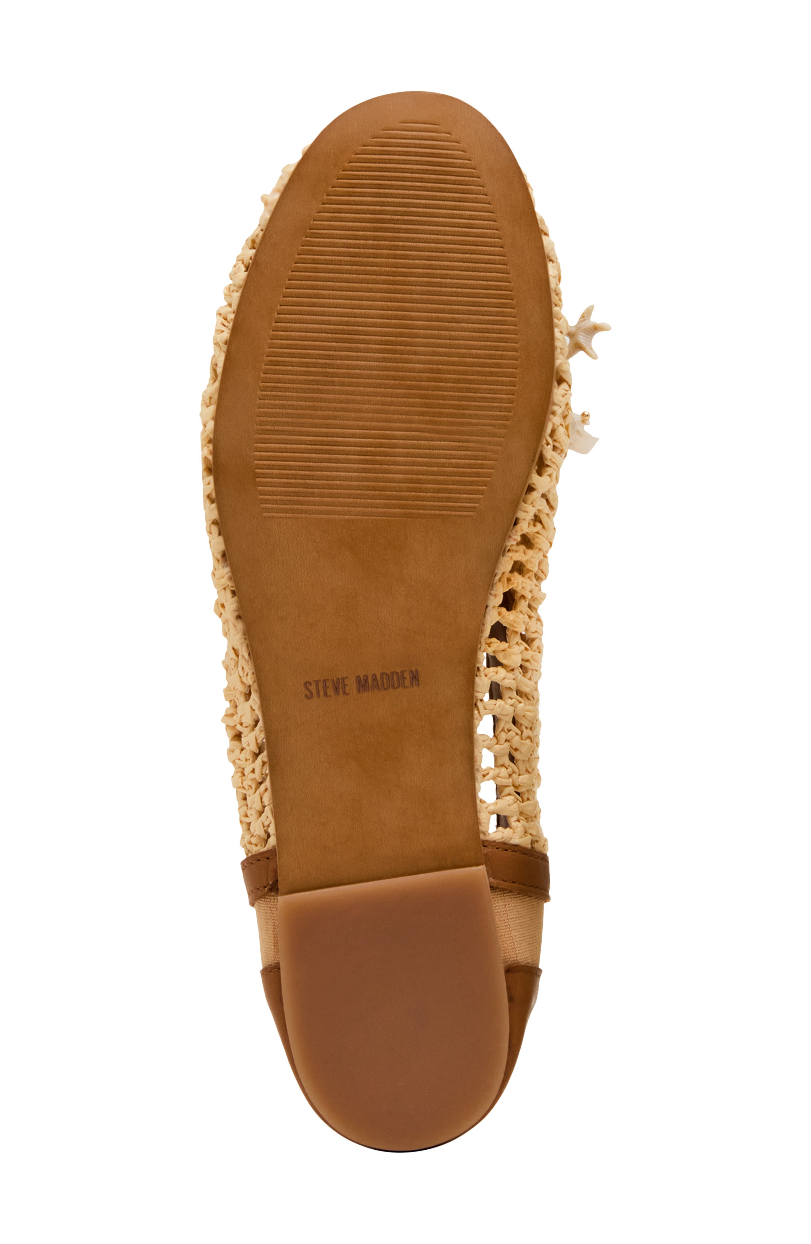 Steve Madden Meela Charm Flat, Alternate, color, Natural Raffia