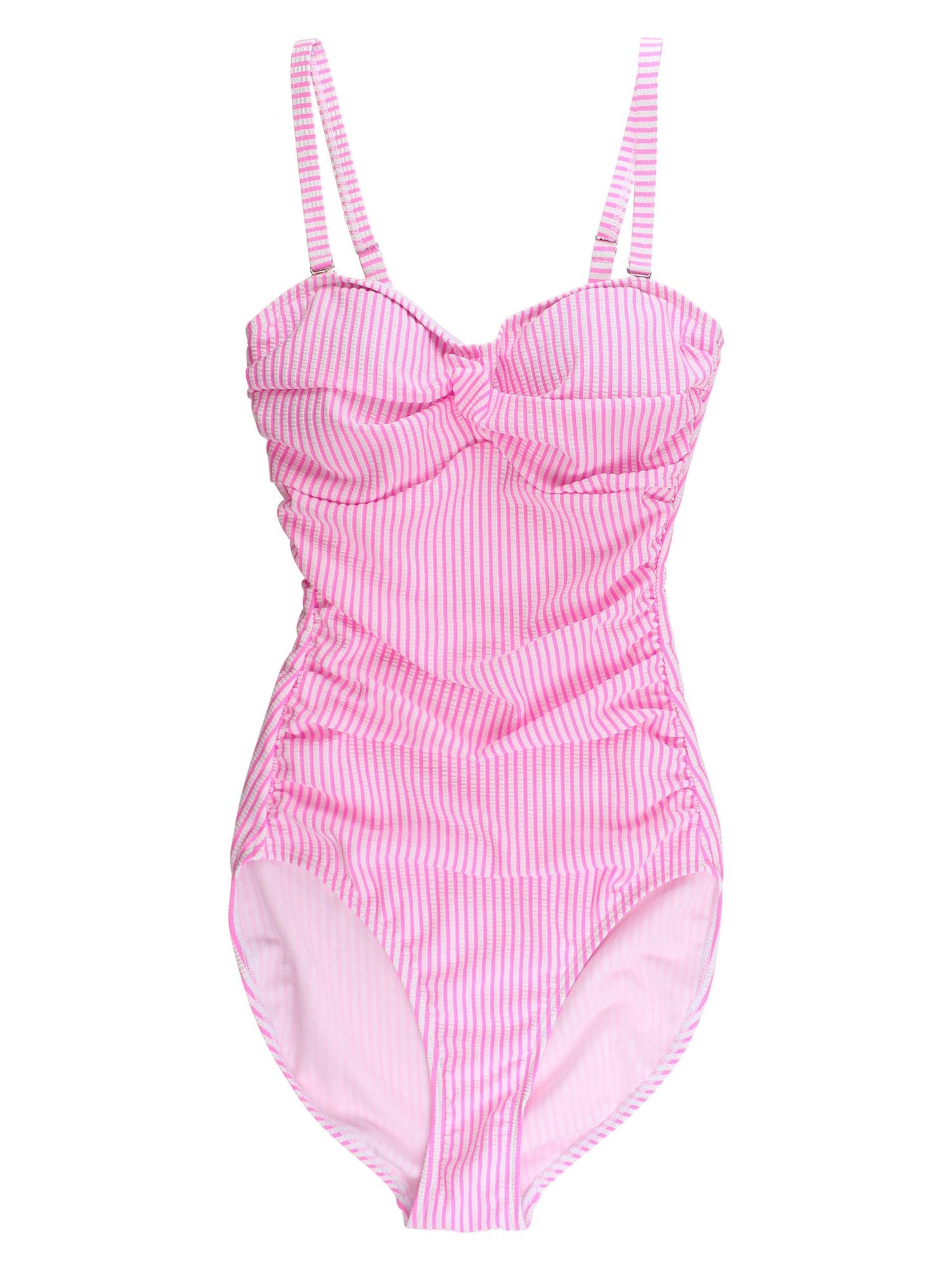 selected Neon Pink Seersucker