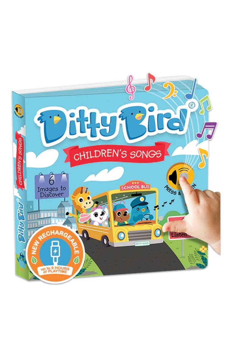 Ditty Bird - Children's and Action Songs Books - Set of 2, Alternate, color,