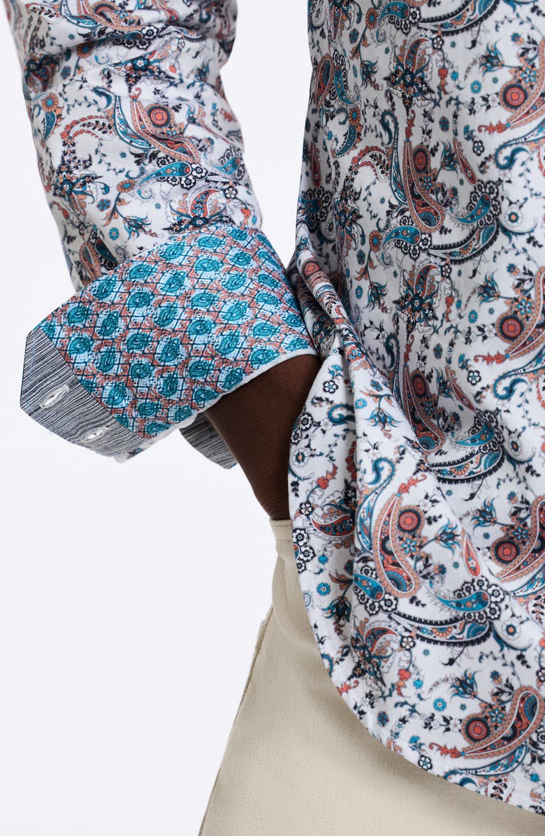 Robert Graham Kylo Cotton Button-Up Shirt, Alternate, color,