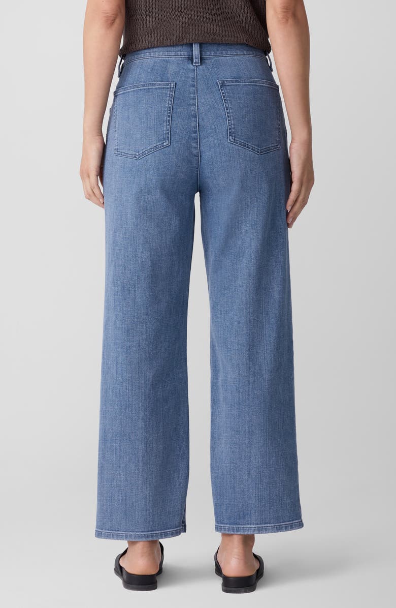 Eileen Fisher Ankle Straight Leg Jeans, Alternate, color, Classic Indigo