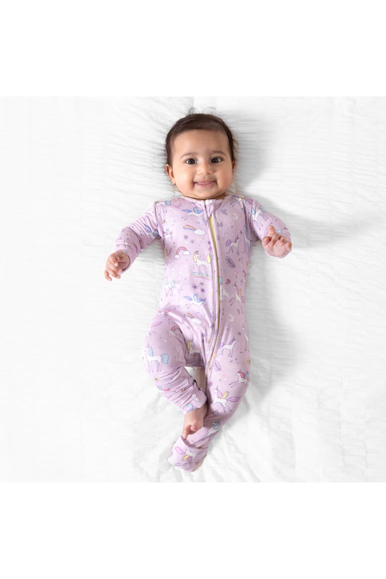 Baby Enchanted Unicorn Convertible Footie, Alternate, color, Enchanted Unicorn