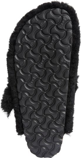 Boston Big Buckle Genuine Shearling Clog