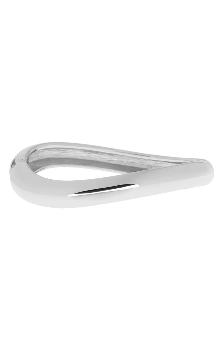 MARLYN SCHIFF Kia Twist Bangle, Main, color, Silver