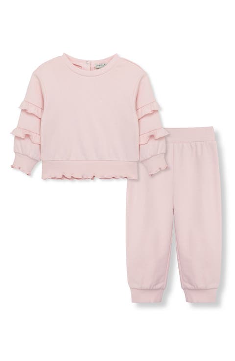 Ruffle Sweatshirt & Joggers Set