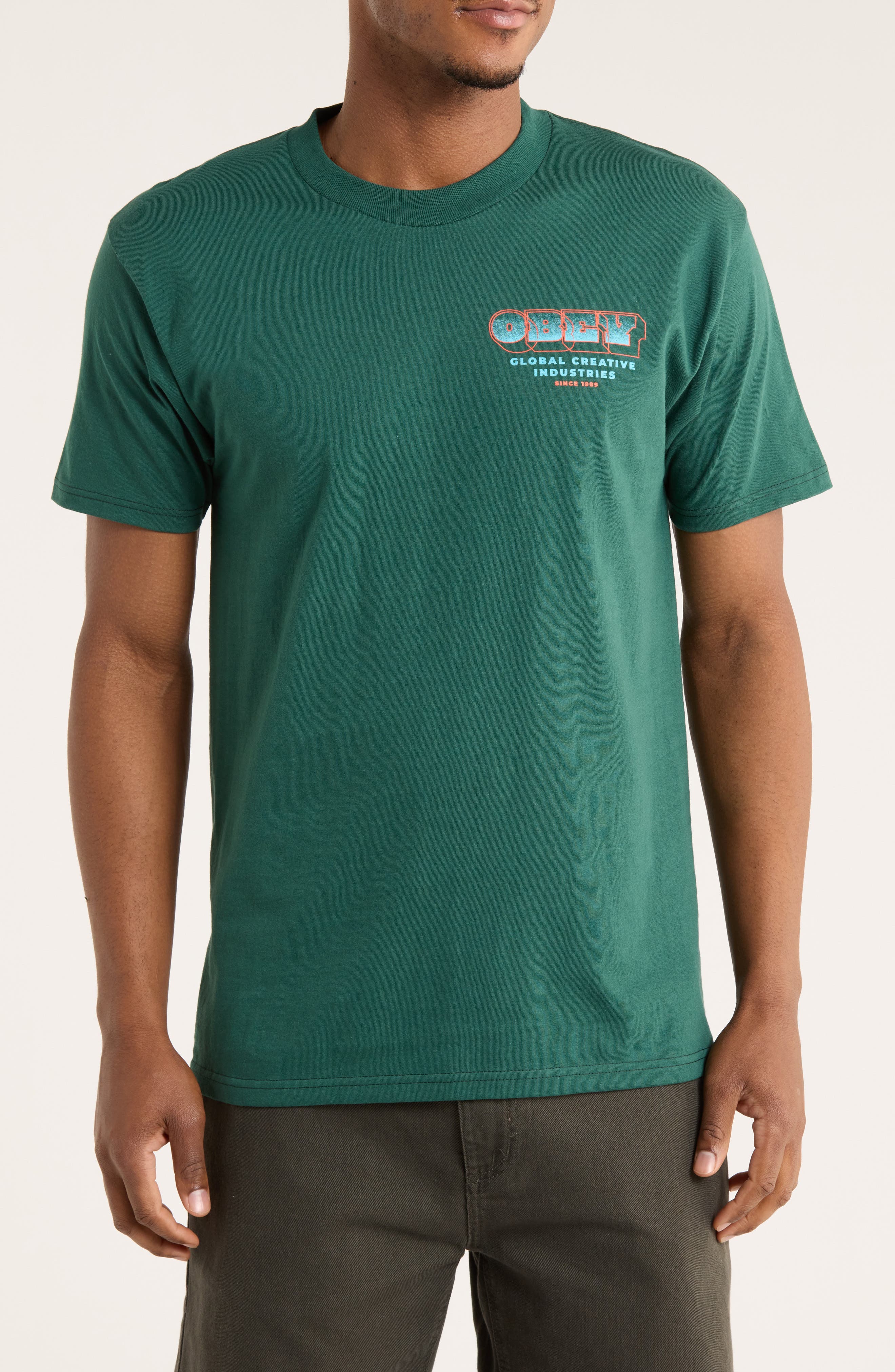 Obey Measure Twice Graphic T-Shirt