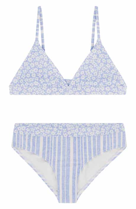 Billabong Kids' Blue By the Sea Reversible Two-Piece Swimsuit