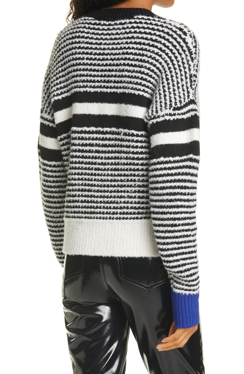 rag & bone Stripe Crewneck Sweater, Alternate, color,
