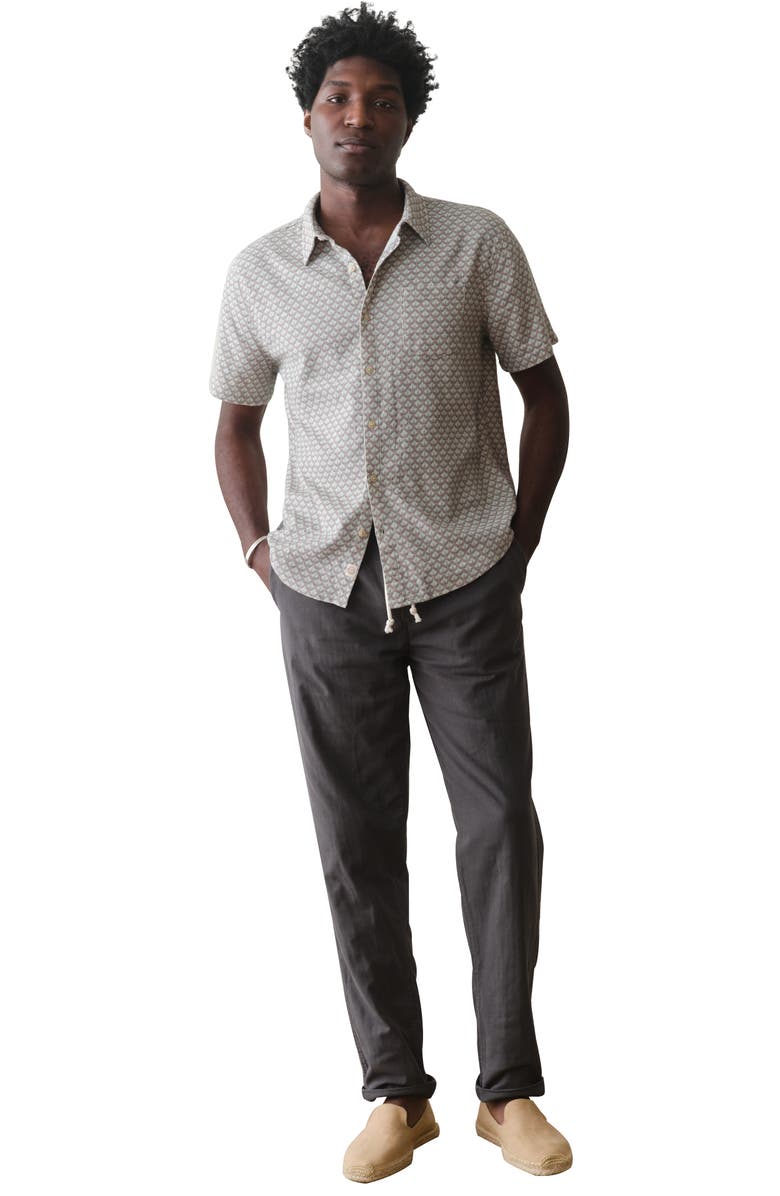 Marine Layer Saturday Stretch Cotton Drawstring Beach Pants, Alternate, color, 
