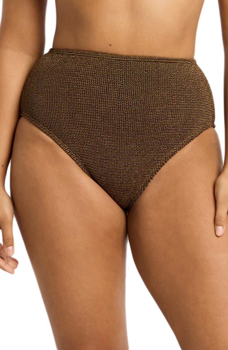 bond-eye Palmer High Waist Bikini Bottoms, Alternate, color, 